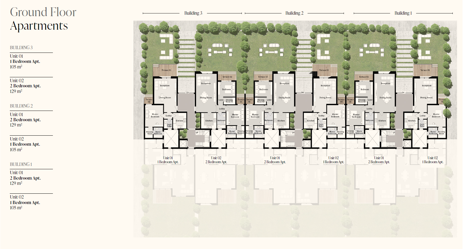Floor plan for apartment at The Brooks