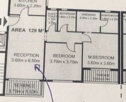 Floor plan for apartment at Il Bosco New Capital