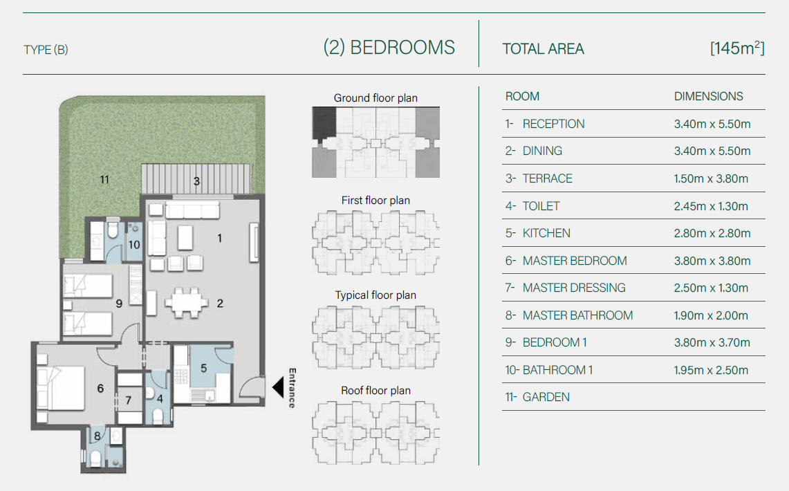 Floor plan for apartment at Aster Residence