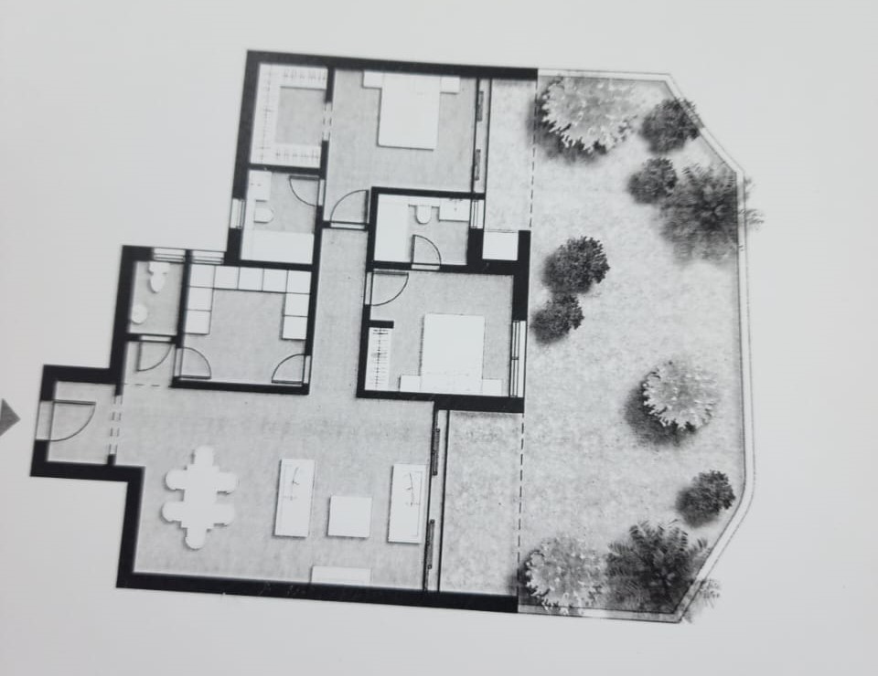 Floor plan for apartment at ZED