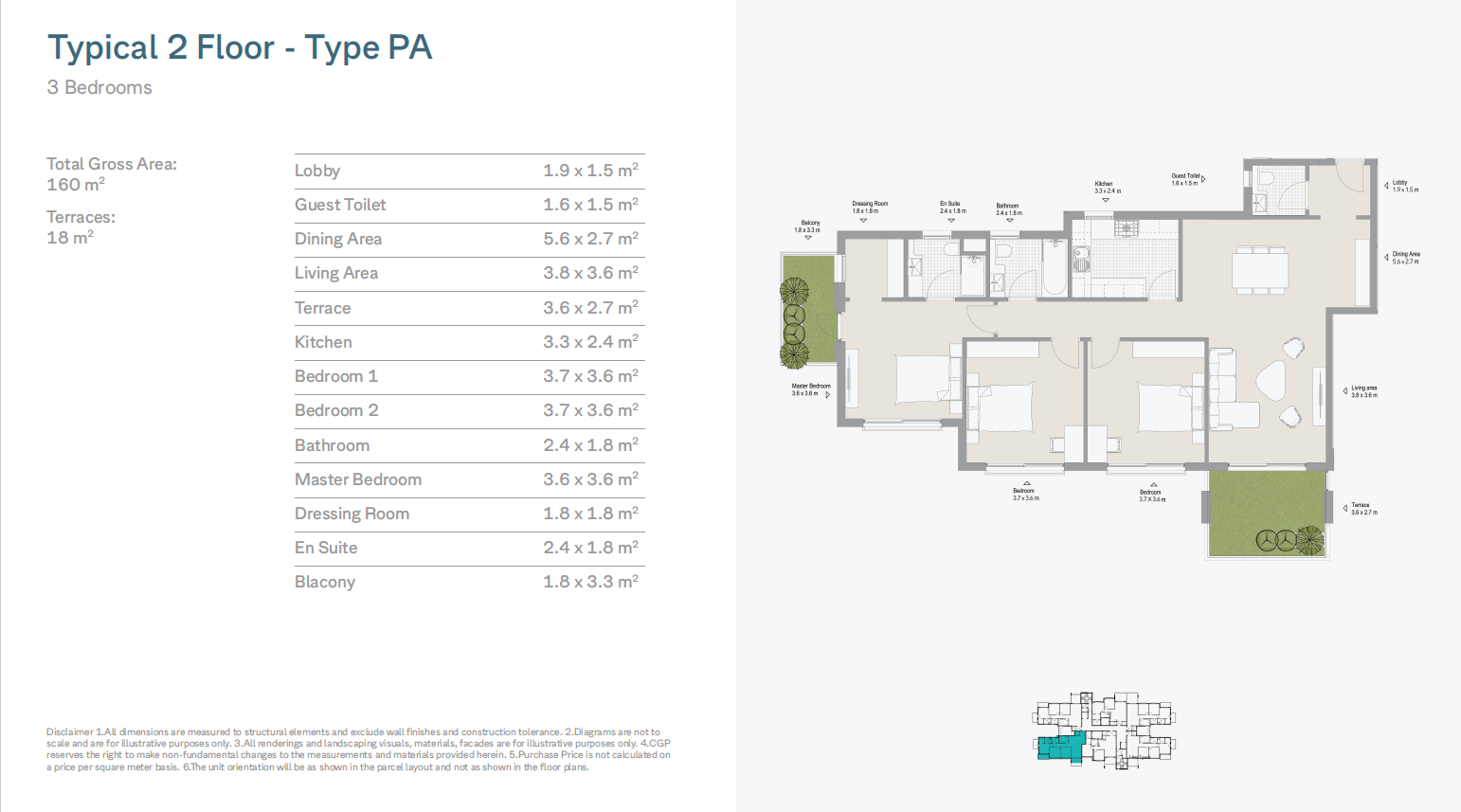 Floor plan for apartment at Al Burouj