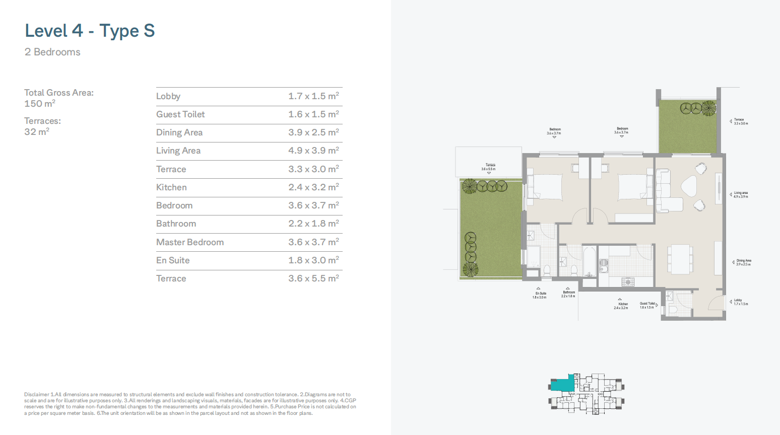 Floor plan for apartment at Al Burouj