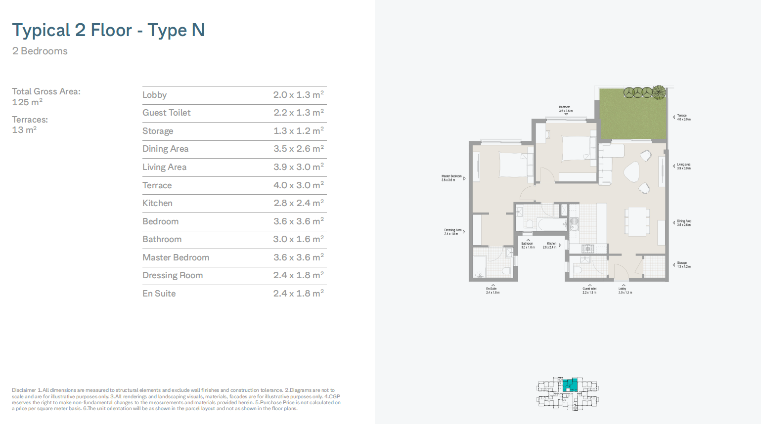 Floor plan for apartment at Al Burouj