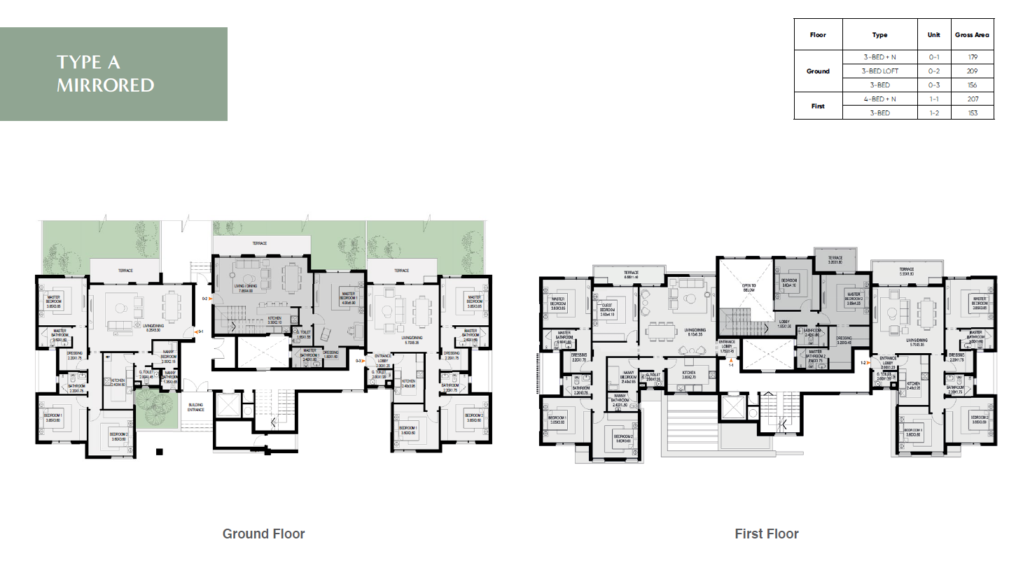 Floor plan for apartment at O West Orascom