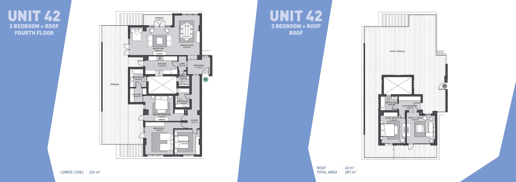 Floor plan for apartment at Sky Condos Phase 3, Villette