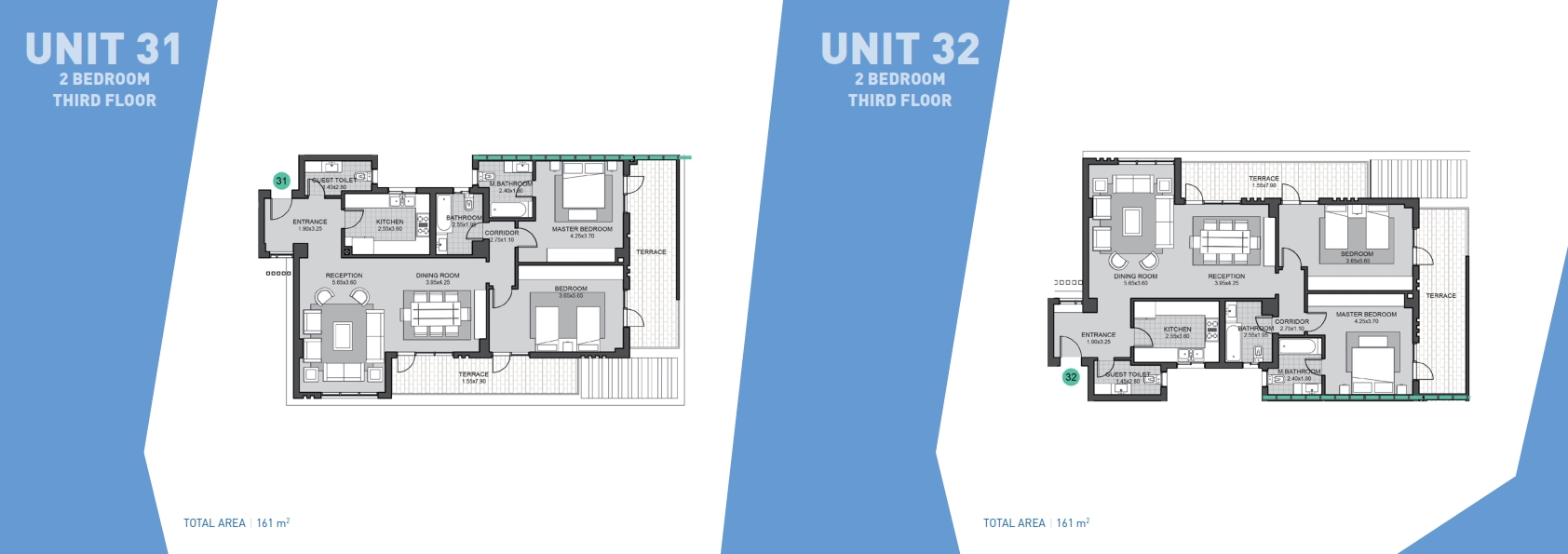 Floor plan for apartment at Villette