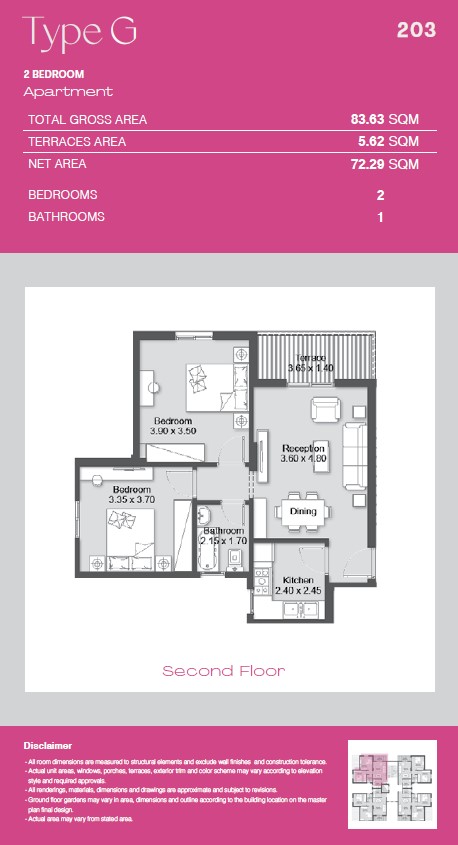 Floor plan for apartment at Ashgar City