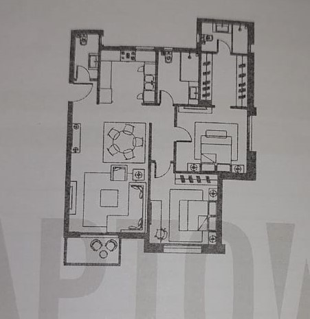 Floor plan for apartment at HAPTown