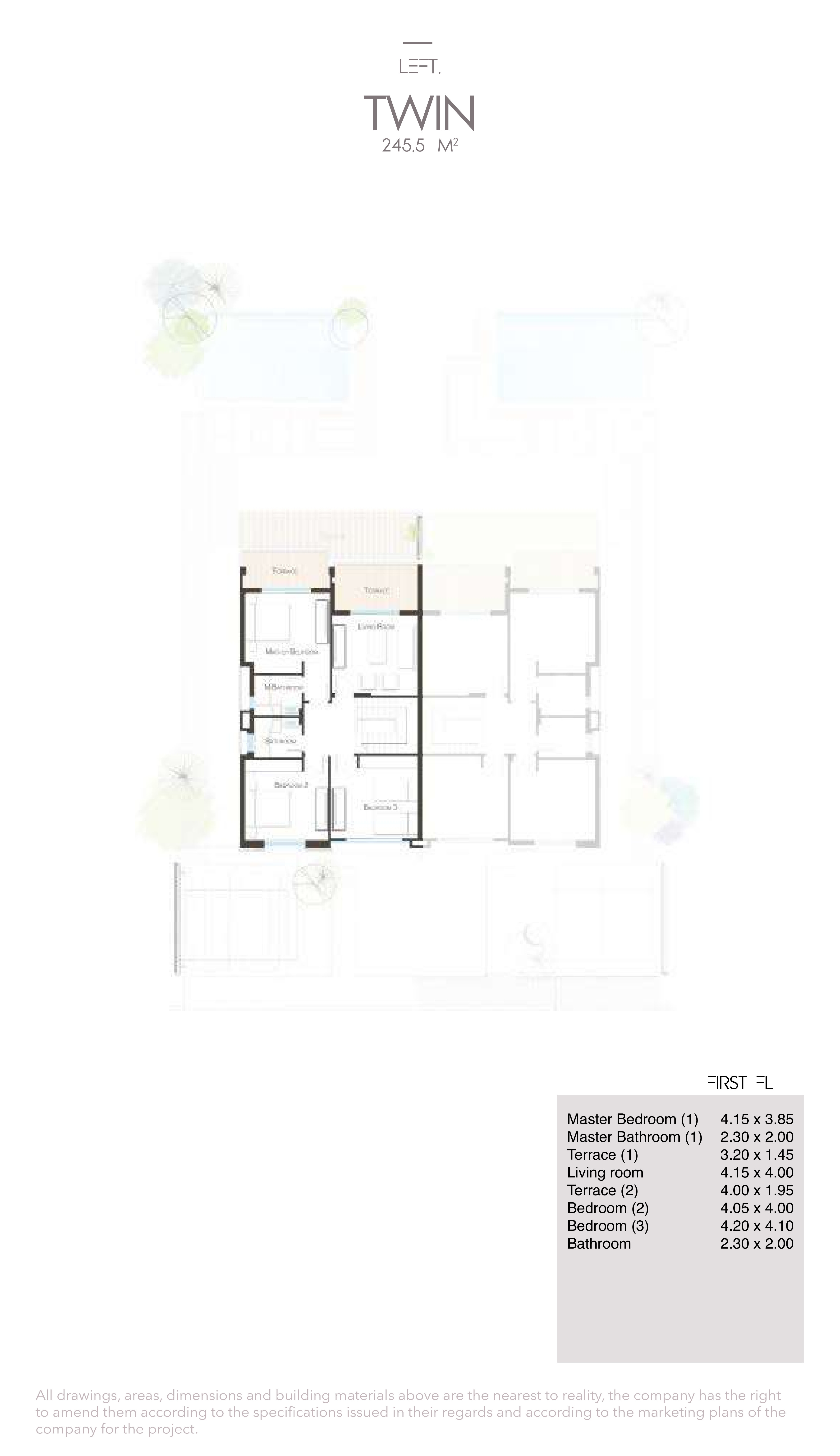 Floor plan for  at Gaia