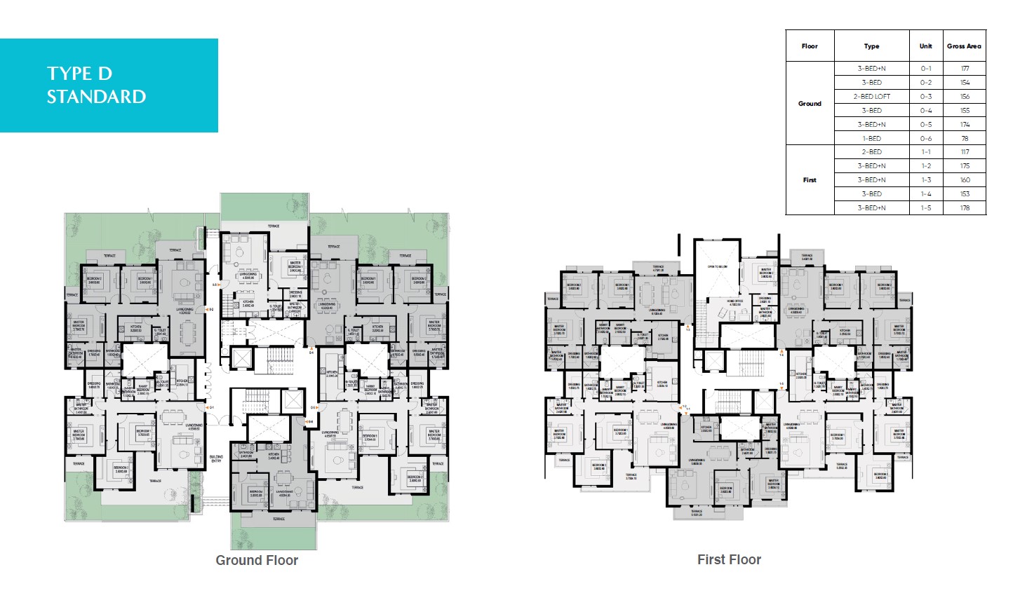 Floor plan for apartment at O West Orascom