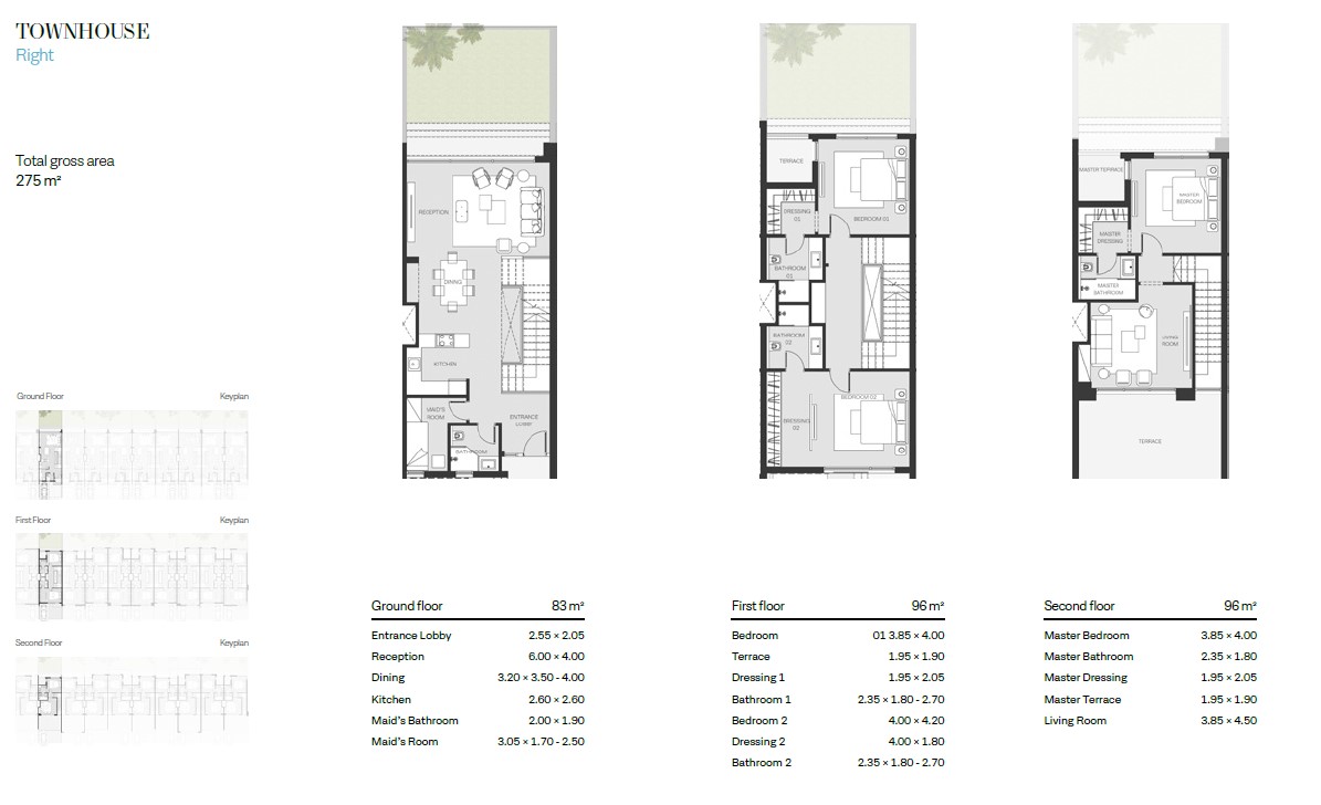 Floor plan for townhouse at The Waterway North Coast