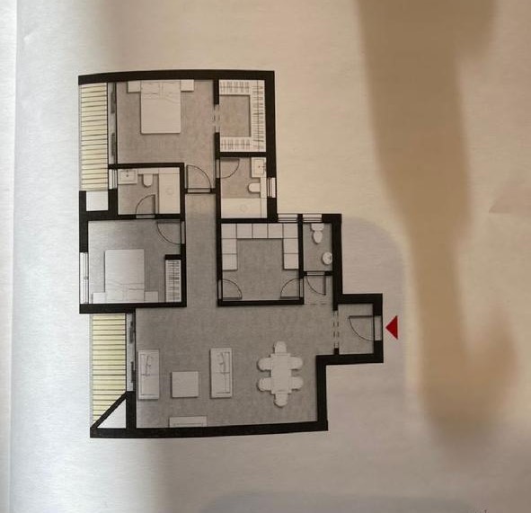 Floor plan for apartment at ZED