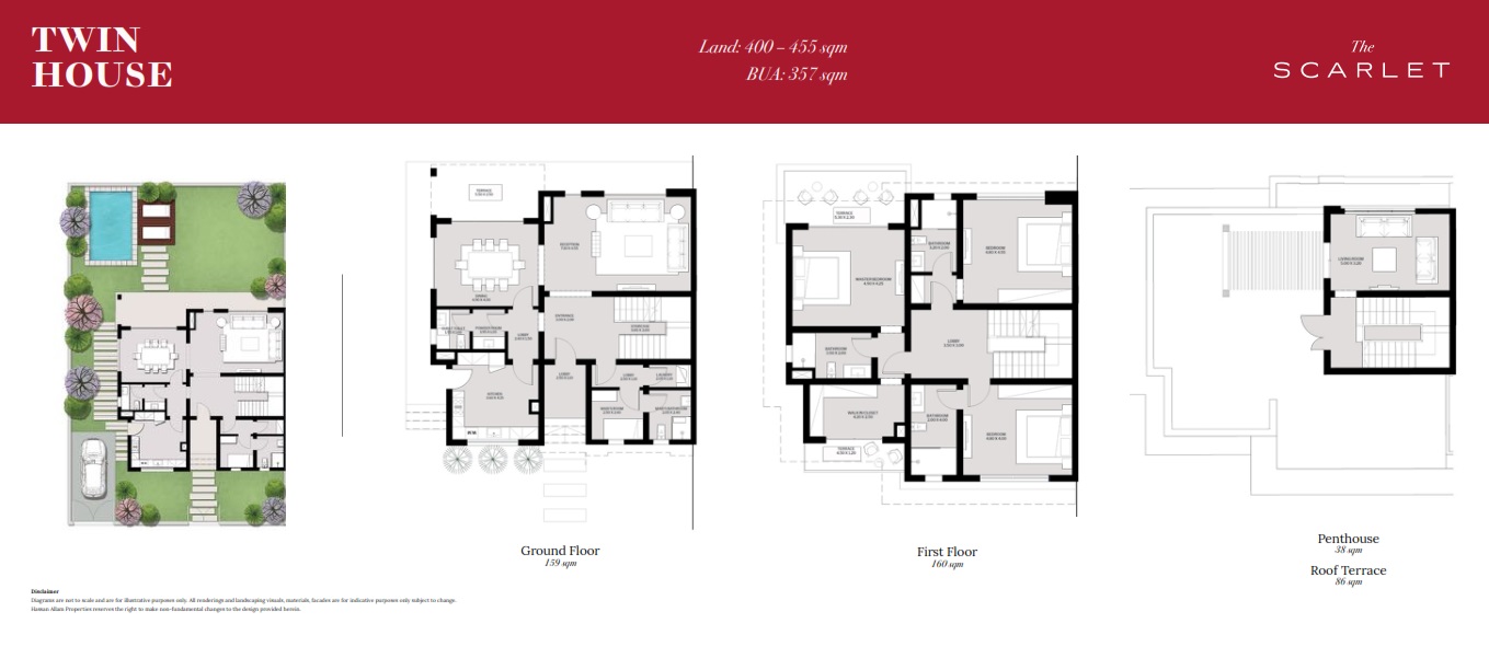 Floor plan for  at The Scarlet  SwanLake Residences