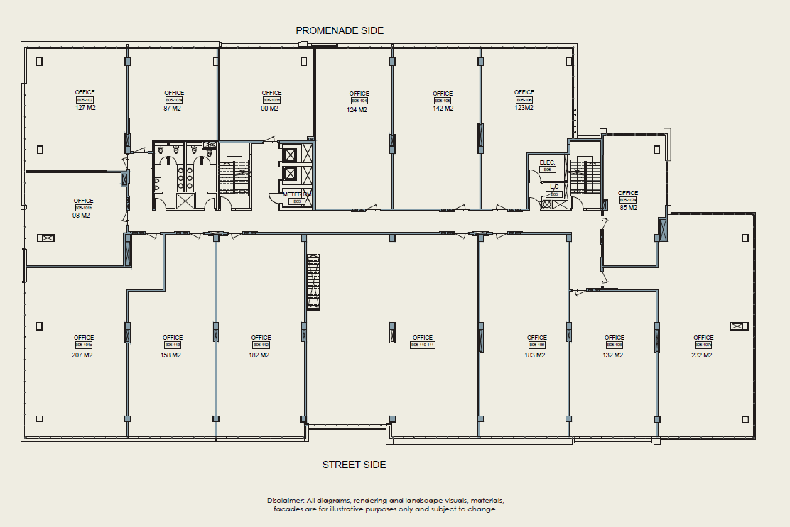 Floor plan for  at Eastmain New Cairo
