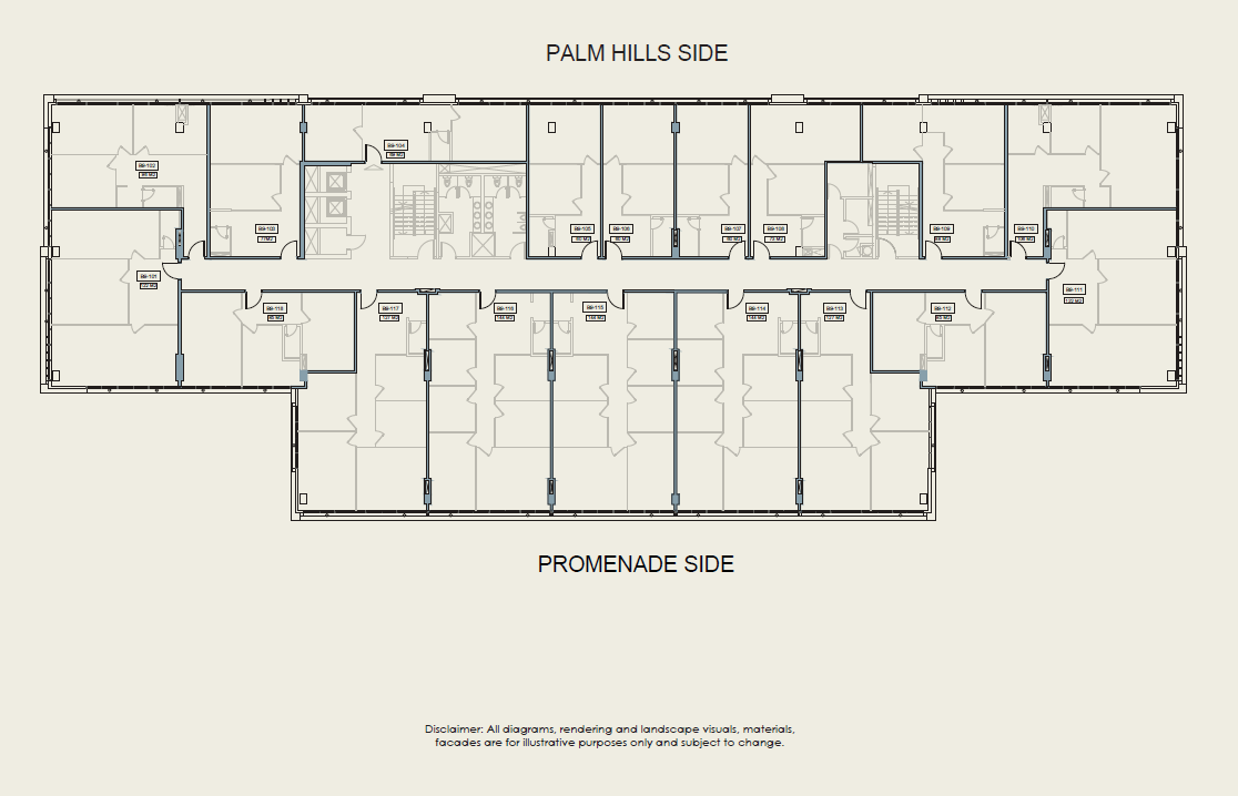 Floor plan for  at Eastmain New Cairo