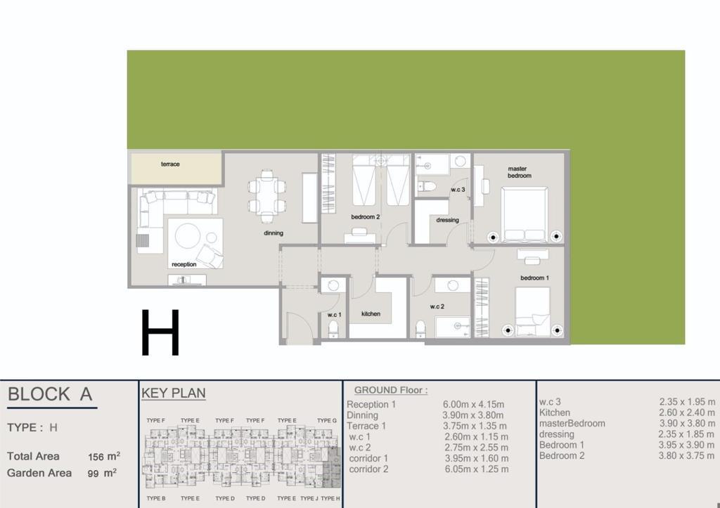 Floor plan for apartment at Ri8