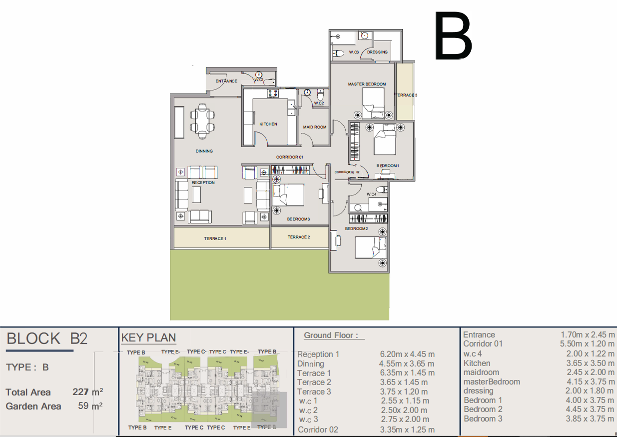 Floor plan for apartment at Ri8