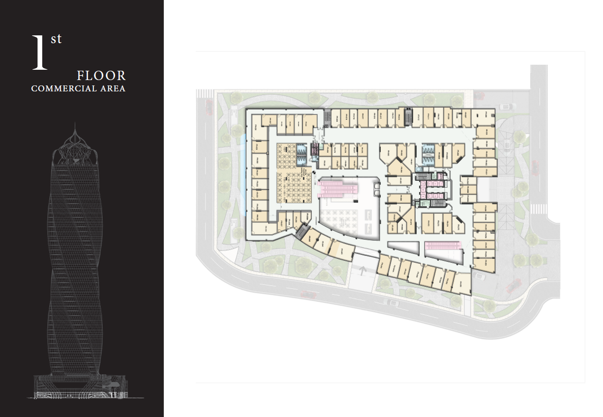 Floor plan for  at Amazon Capital Diamond Tower