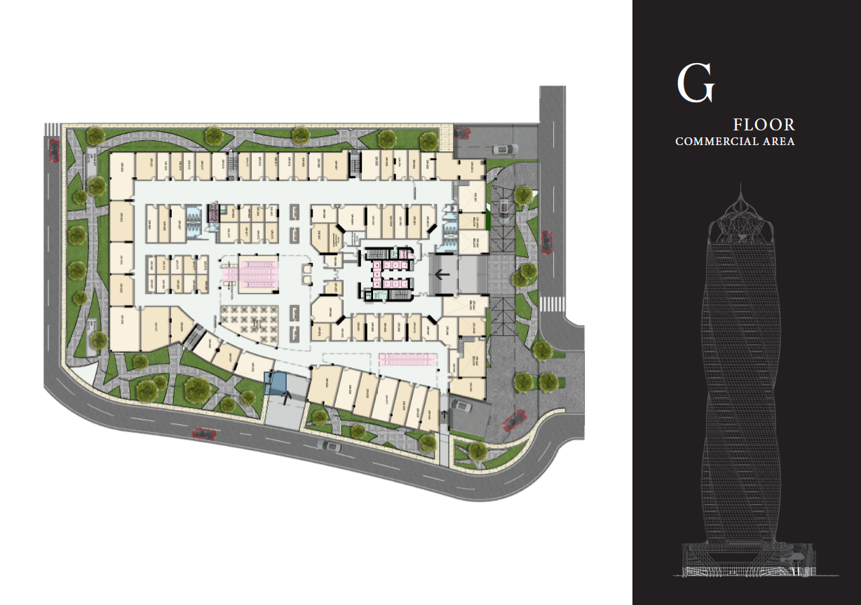 Floor plan for  at Amazon Capital Diamond Tower