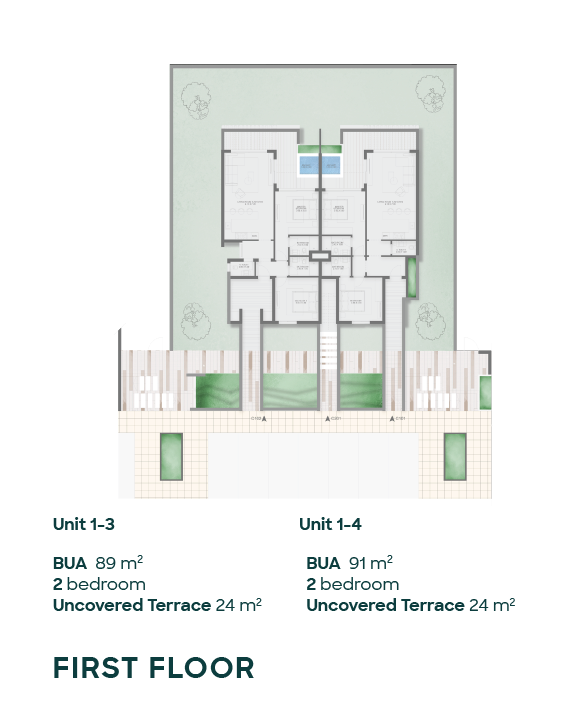 Floor plan for apartment at Makadi Heights
