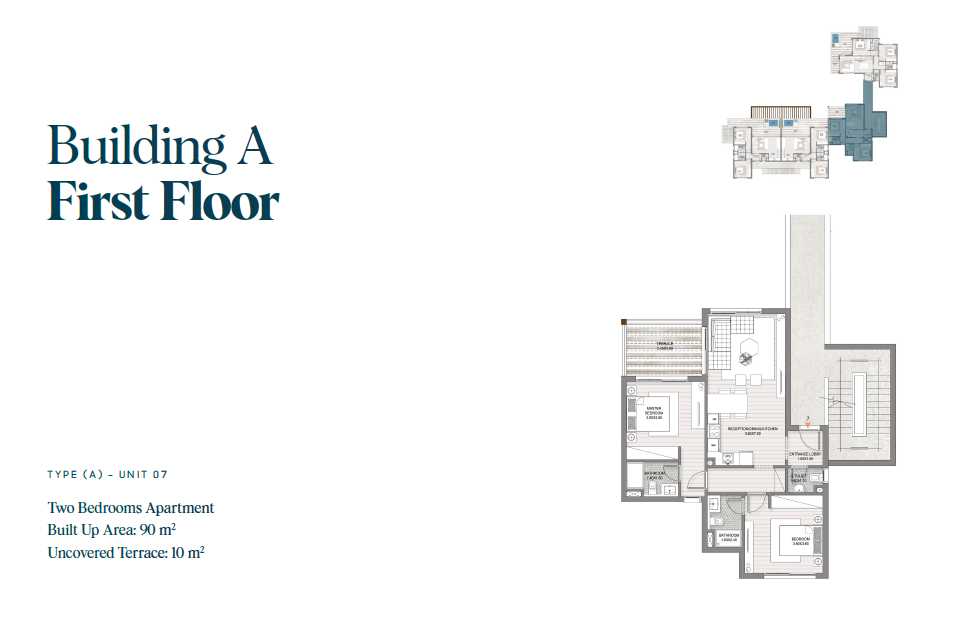 Floor plan for apartment at Makadi Heights