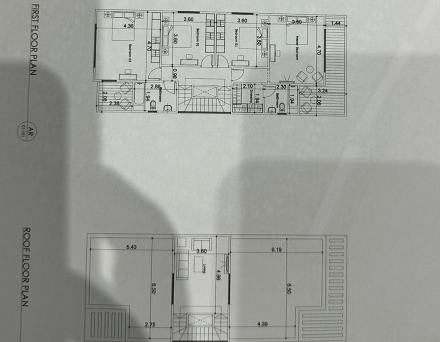 Floor plan for villa at Midtown Solo