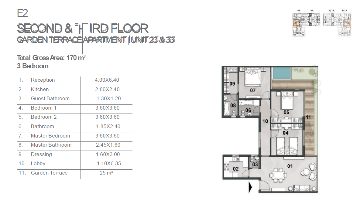 Floor plan for apartment at Vinci