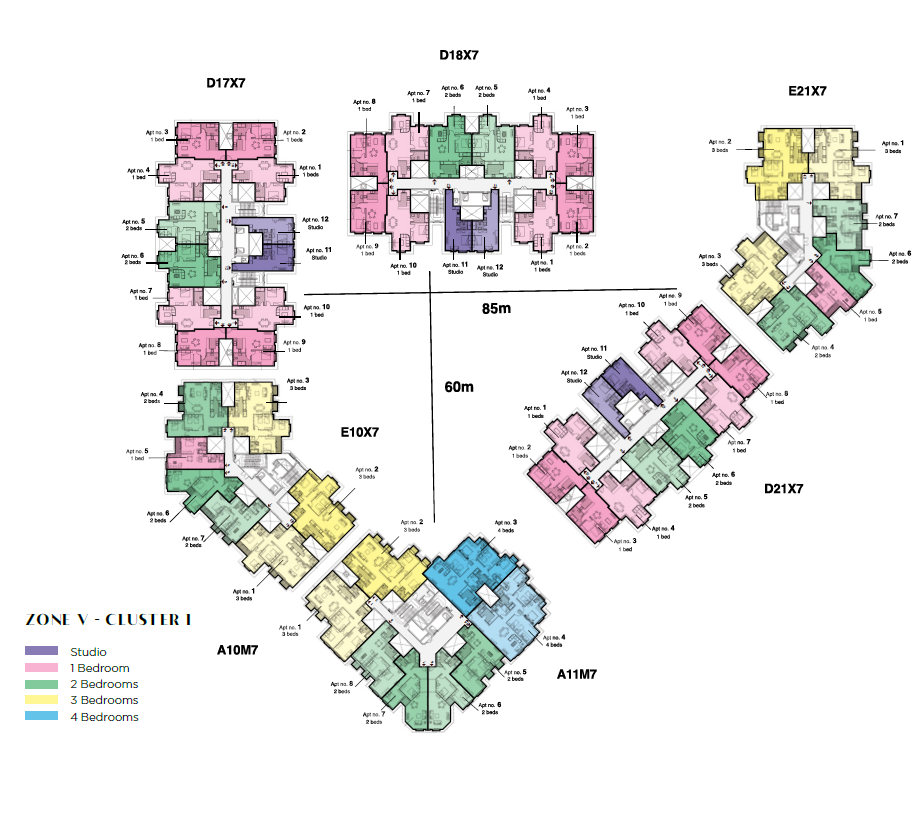 Floor plan for apartment at Il Latini SED