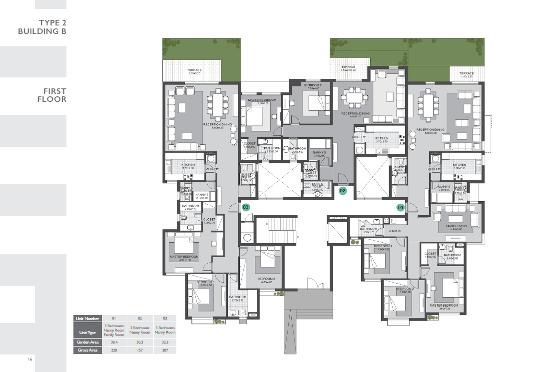 Floor plan for apartment at Allegria Residence