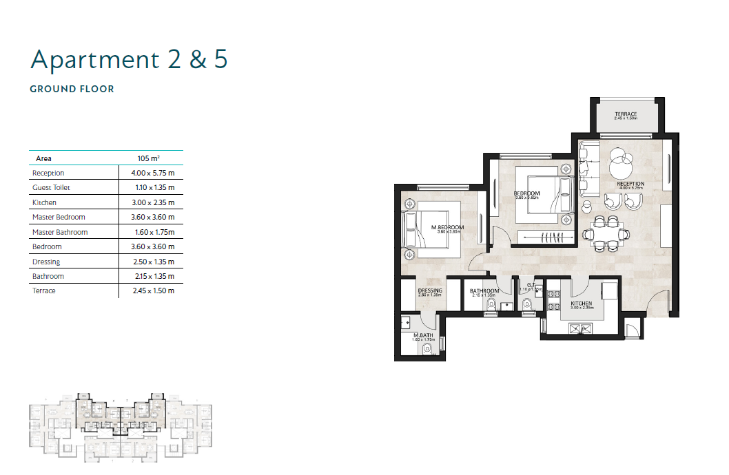 Floor plan for apartment at Garden Lakes