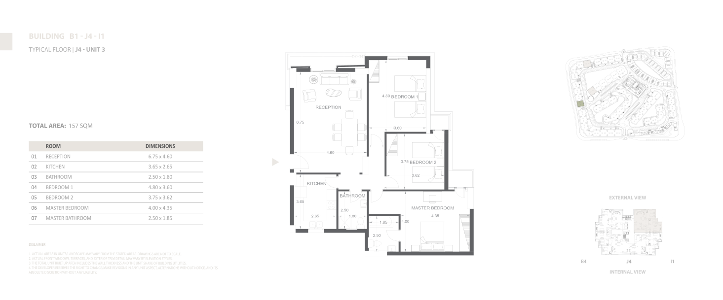 Floor plan for apartment at Venia