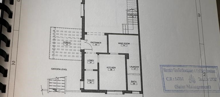 Floor plan for villa at Mountain View October Park