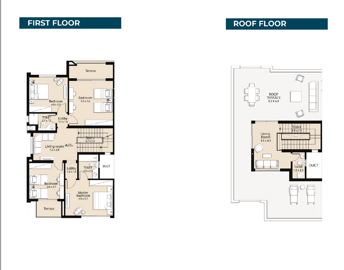 Floor plan for  at Bleu Vert