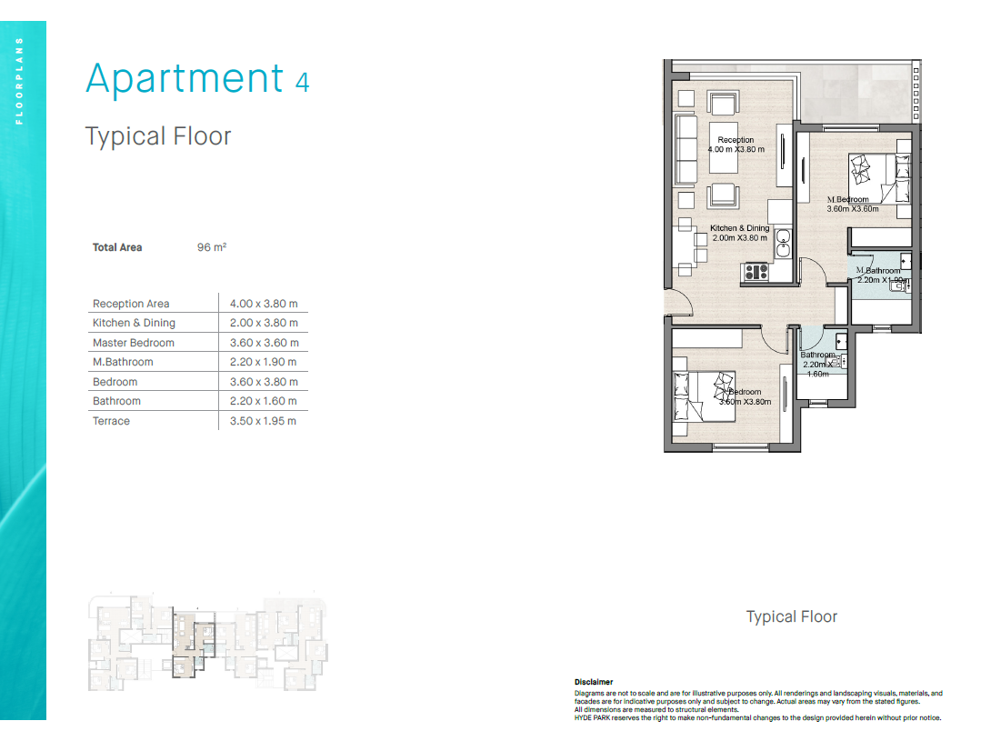 Floor plan for chalet at Hyde Park North - Seashore