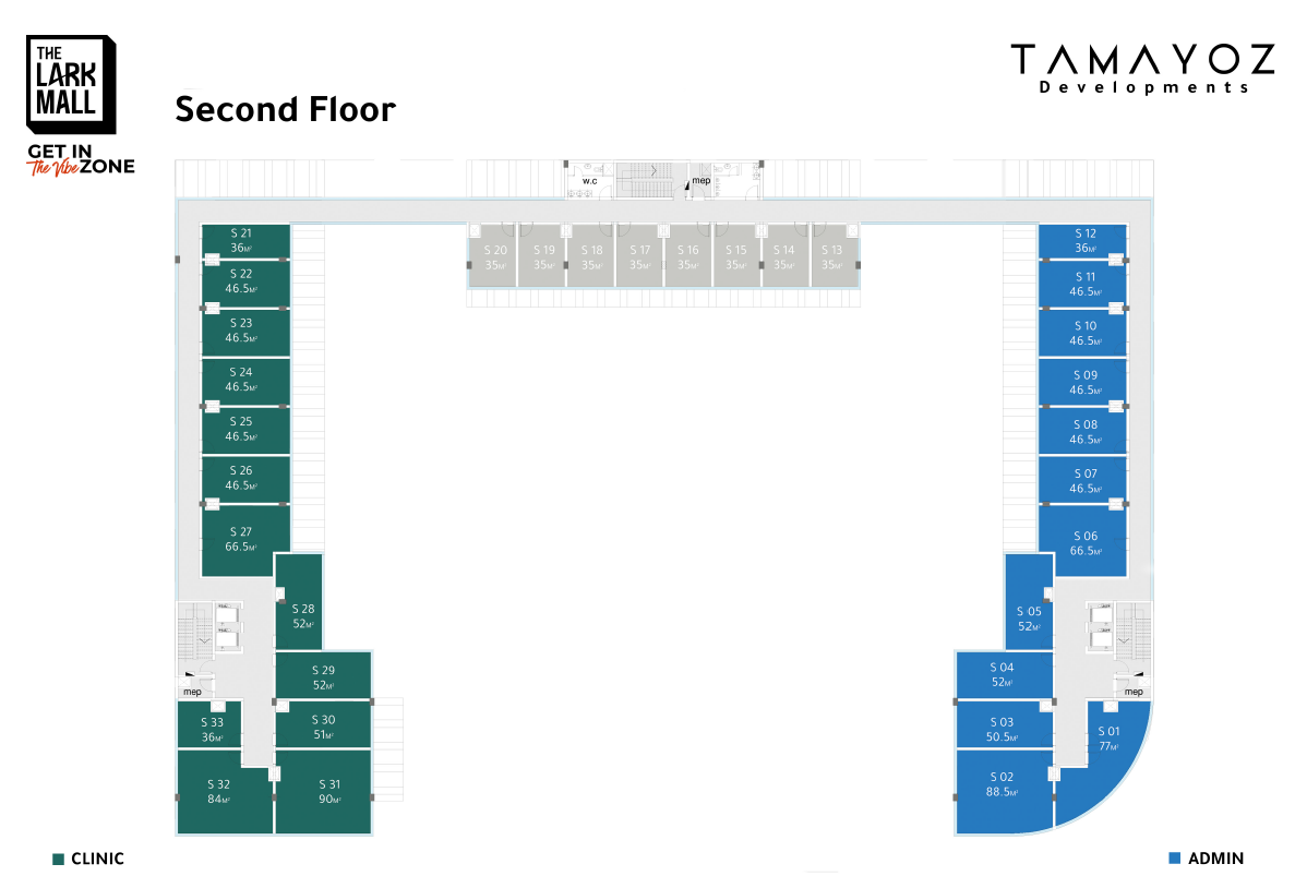Floor plan for  at The Lark Mall