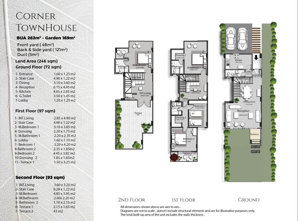 Floor plan for townhouse at La Mirada
