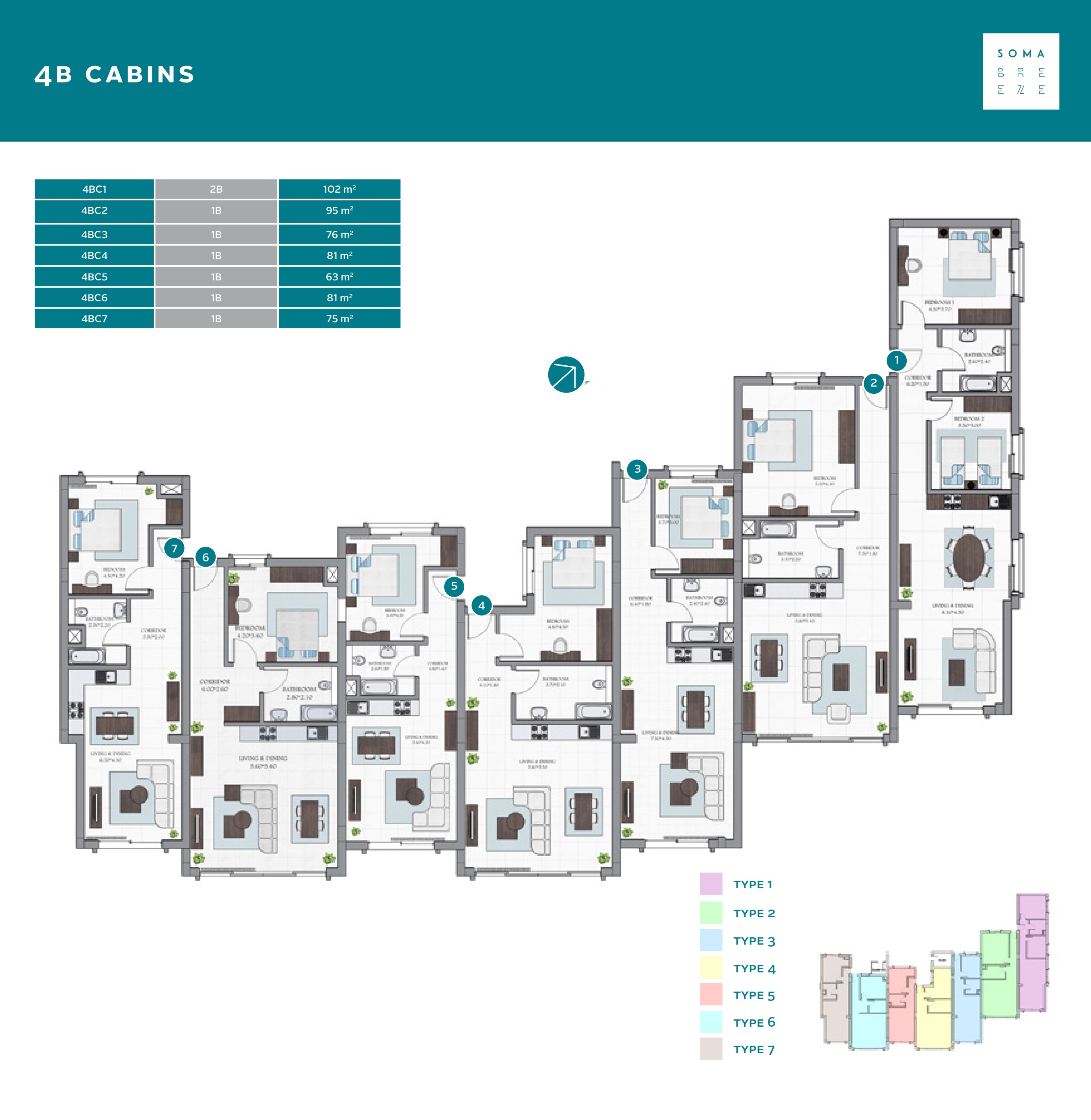 Floor plan for  at Soma Breeze