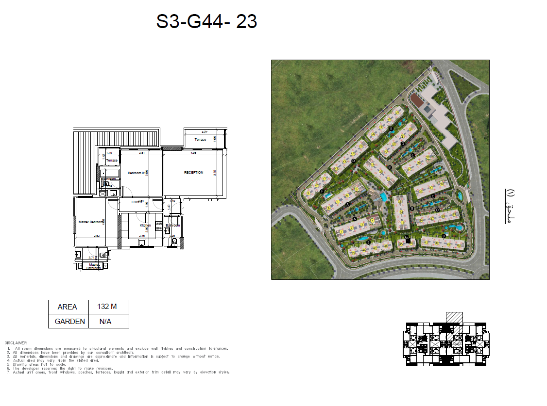 Floor plan for apartment at Scenario