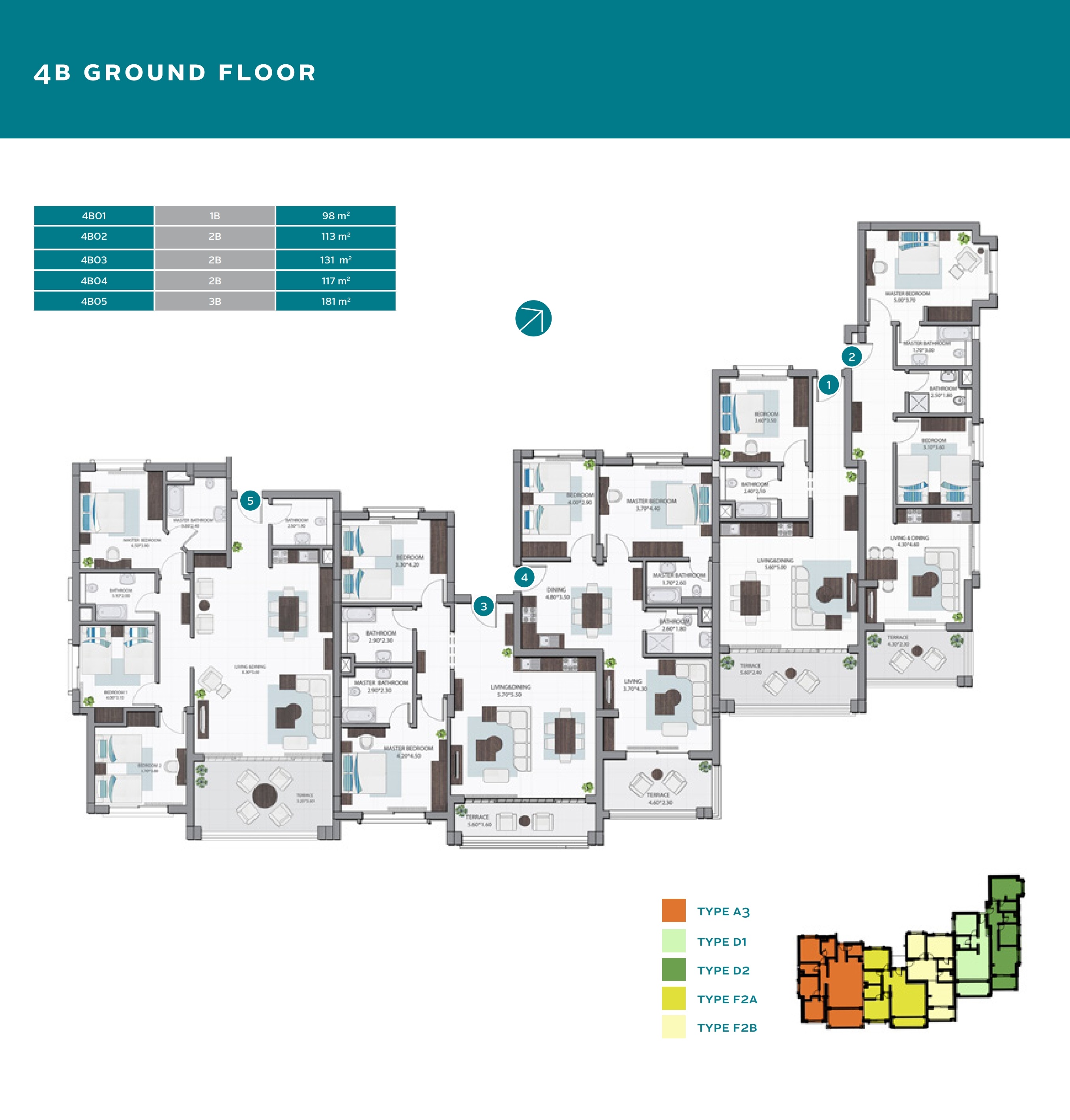 Floor plan for apartment at Soma Breeze