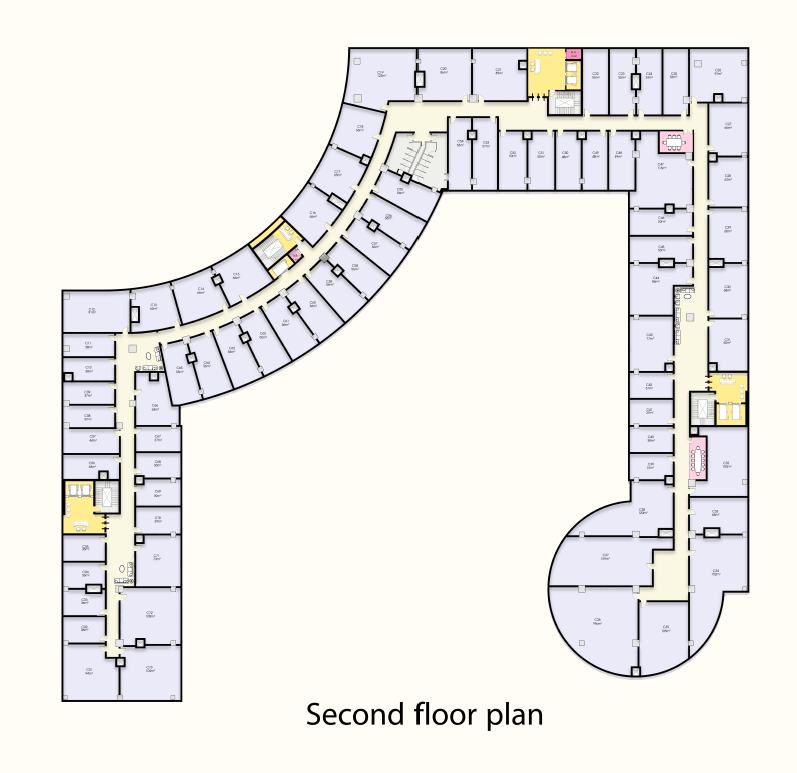 Floor plan for  at Revolve Mall