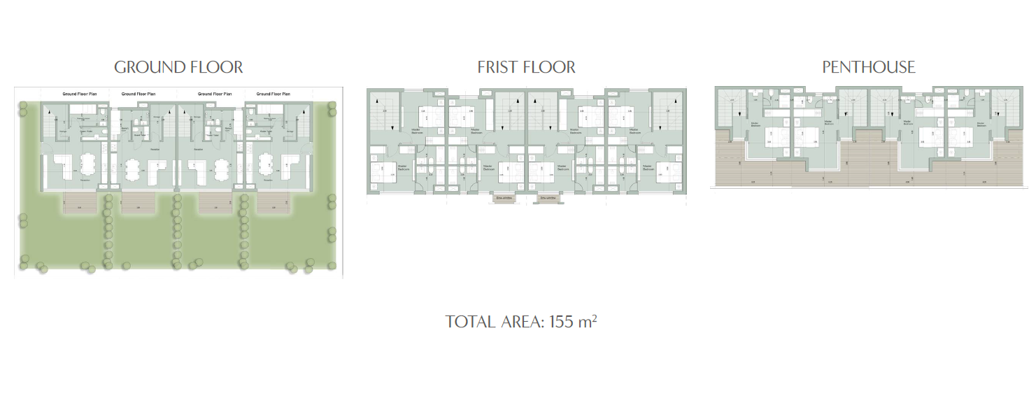 Floor plan for townhouse at Il Monte Galala