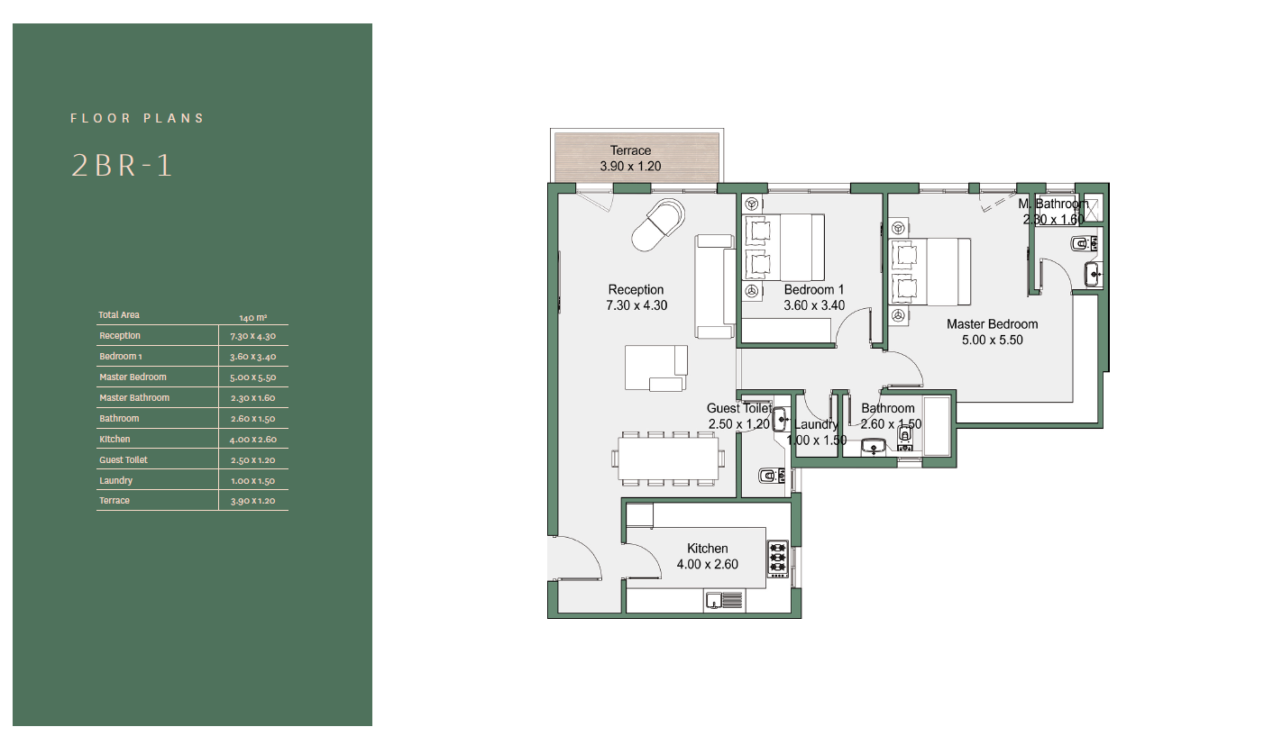 Floor plan for apartment at Rivers
