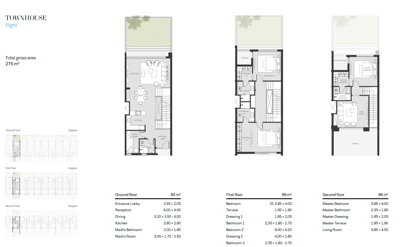 Floor plan for townhouse at The Waterway North Coast