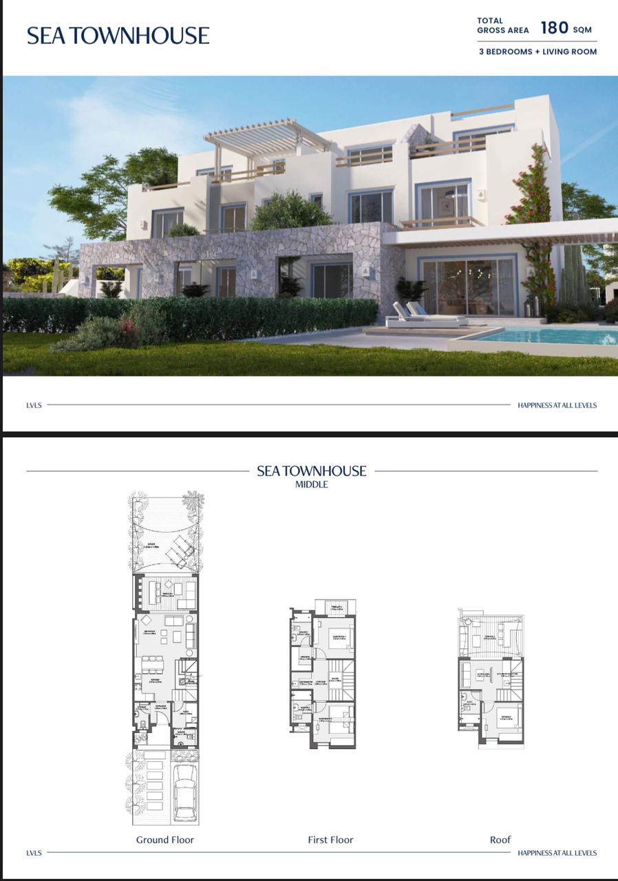 Floor plan for townhouse at LVLS Mountain View