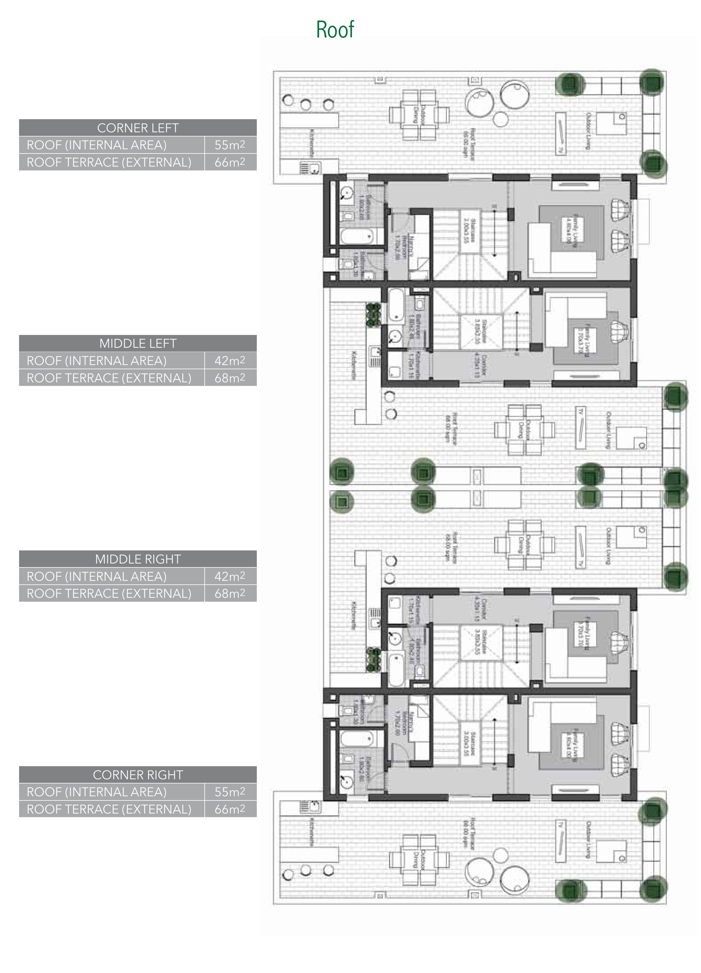 Floor plan for townhouse at Villette