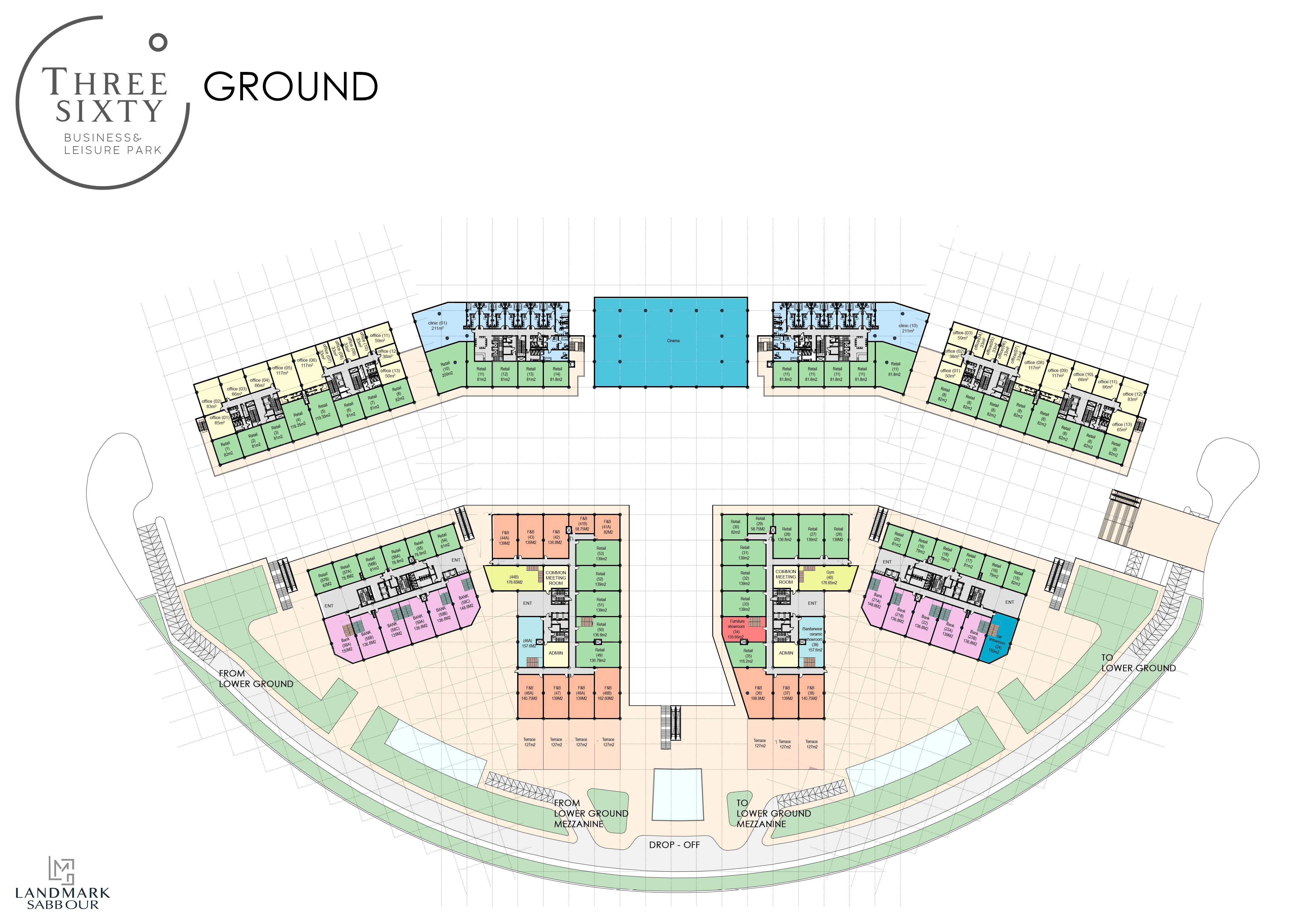 Floor plan for  at Three Sixty