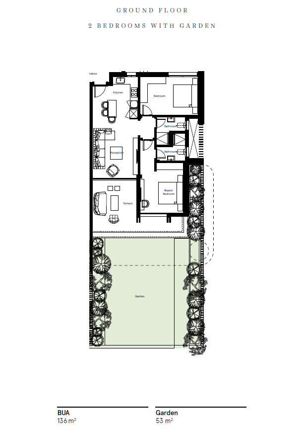 Floor plan for apartment at Blanca