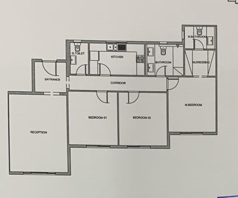 Floor plan for apartment at Mountain View ICity New Cairo