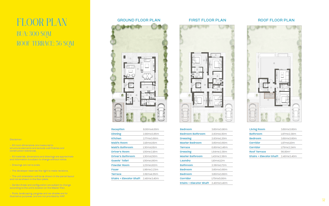Floor plan for villa at The Valleys