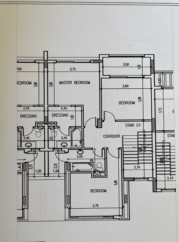 Floor plan for townhouse at Etapa
